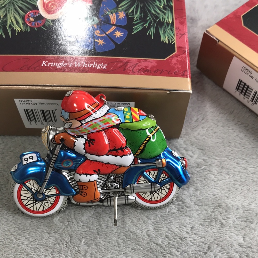Hallmark Keepsake Ornaments Lot of 3 Santas Vintage New in Box - Picture 9 of 15